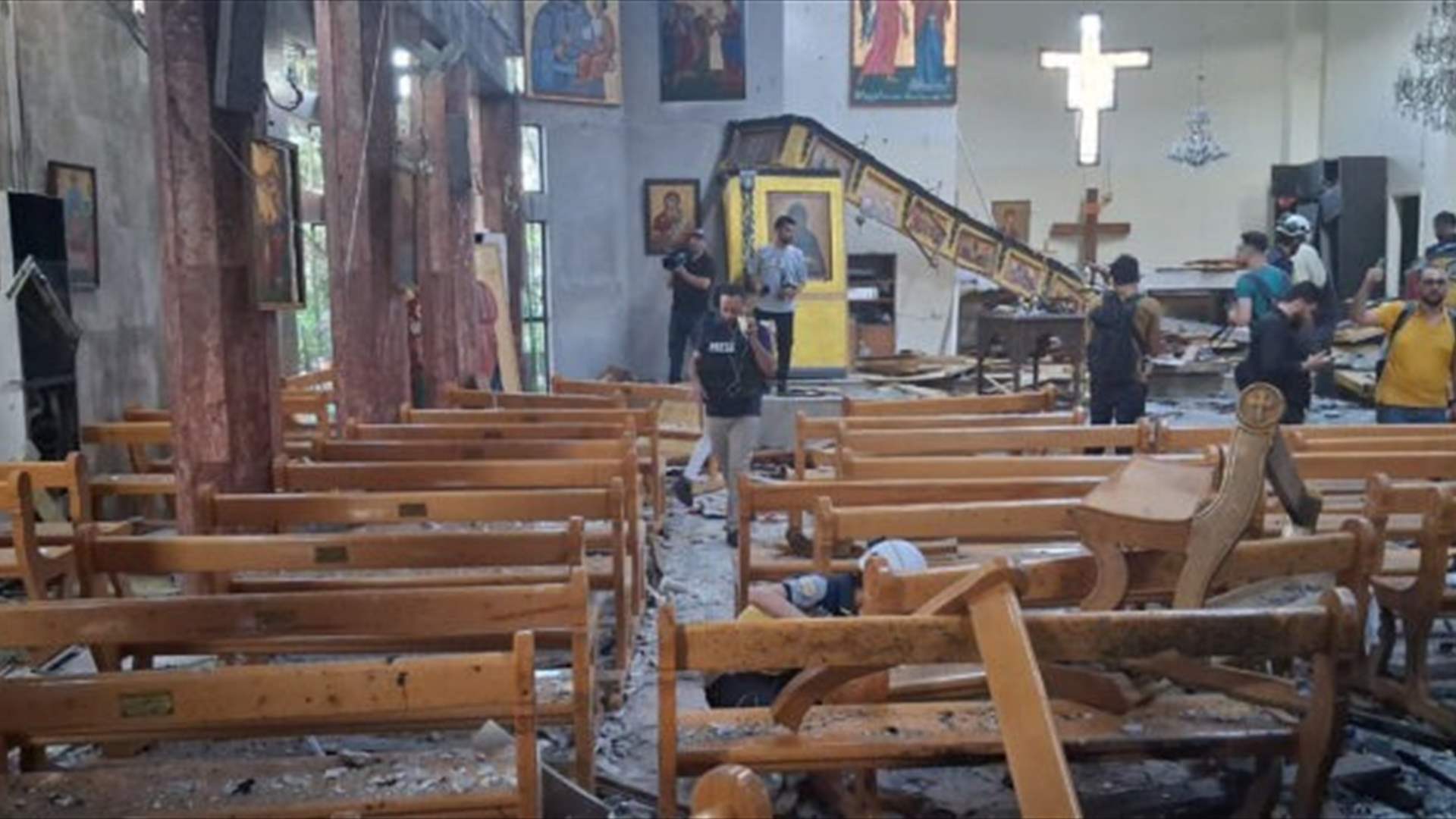 سانا: إرتفاع عدد قتلى الهجوم على كنيسة في دمشق إلى 25