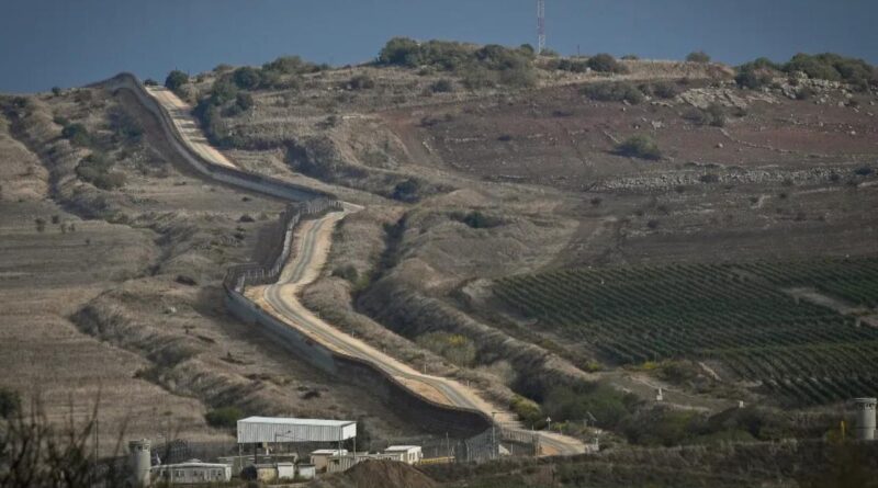 Israeli Syria Border Golan 1