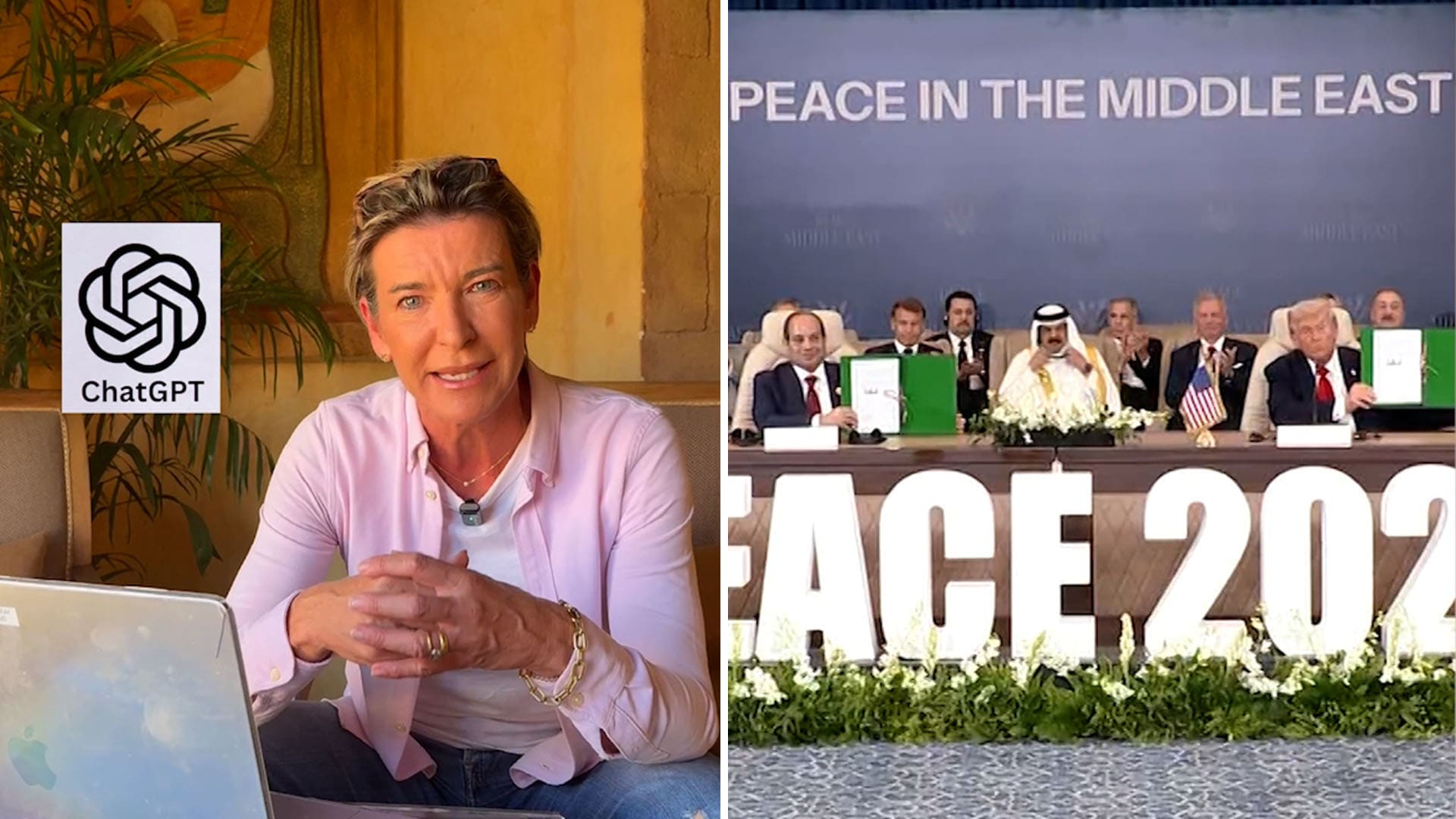 تحليل: هل صاغ ChatGPT اتفاقية ترامب للسلام؟