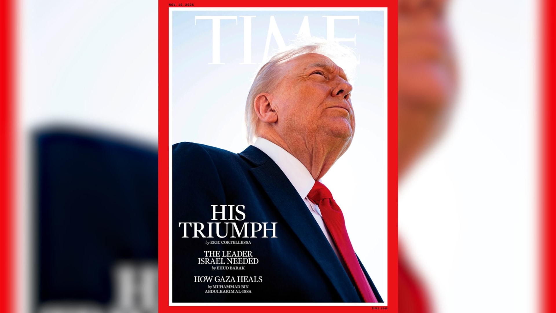 ترامب ينتقد مجلة تايم بسبب غلافها الجديد.. شاهد ما أزعجه بالصورة