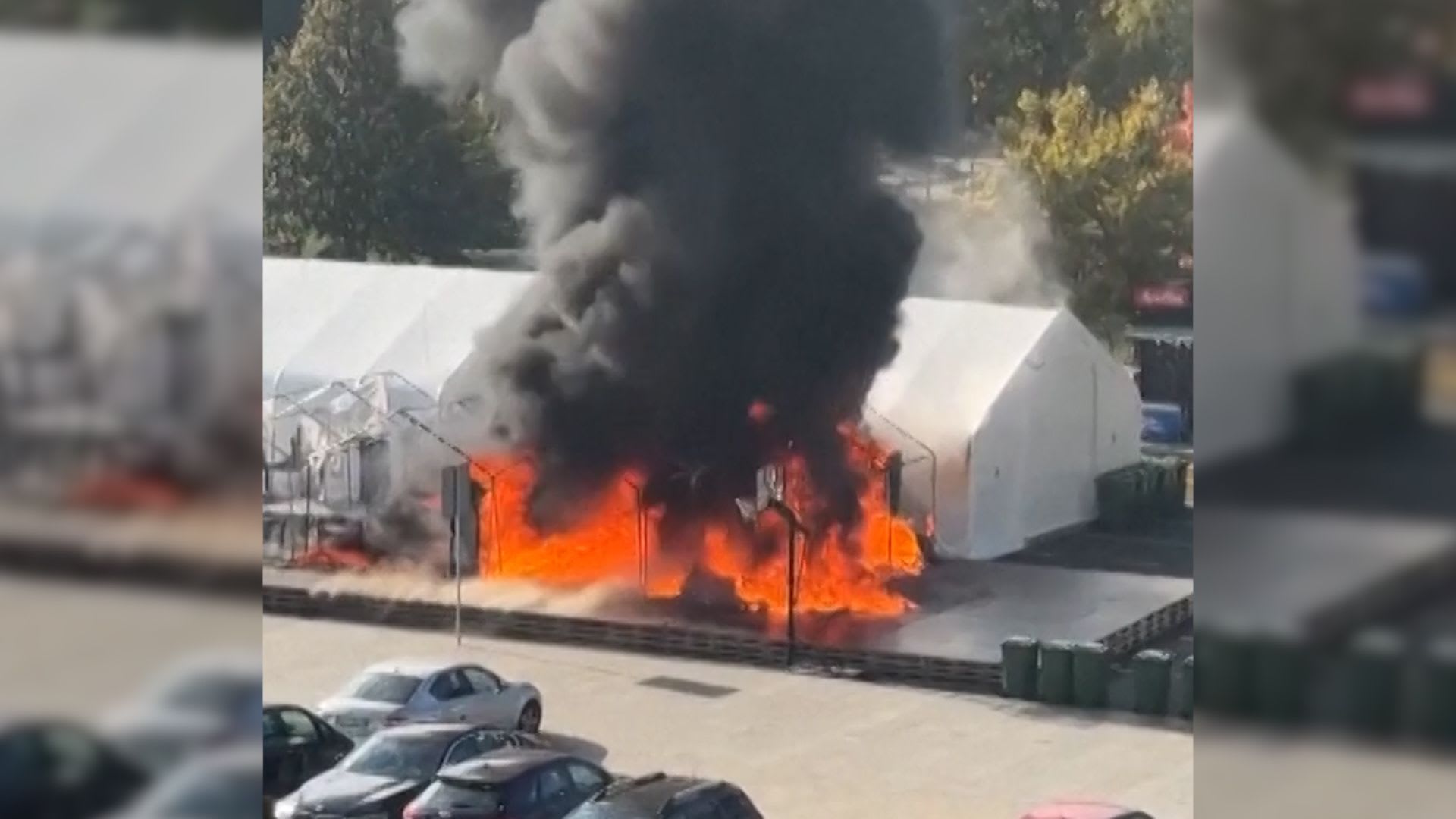 فيديو يظهر لحظة إطلاق نار خارج مبنى البرلمان الصربي