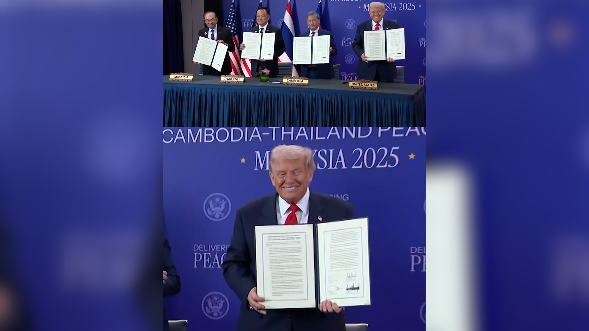 بإشراف ترامب.. تايلاند وكمبوديا توقعان اتفاقية سلام في ماليزيا