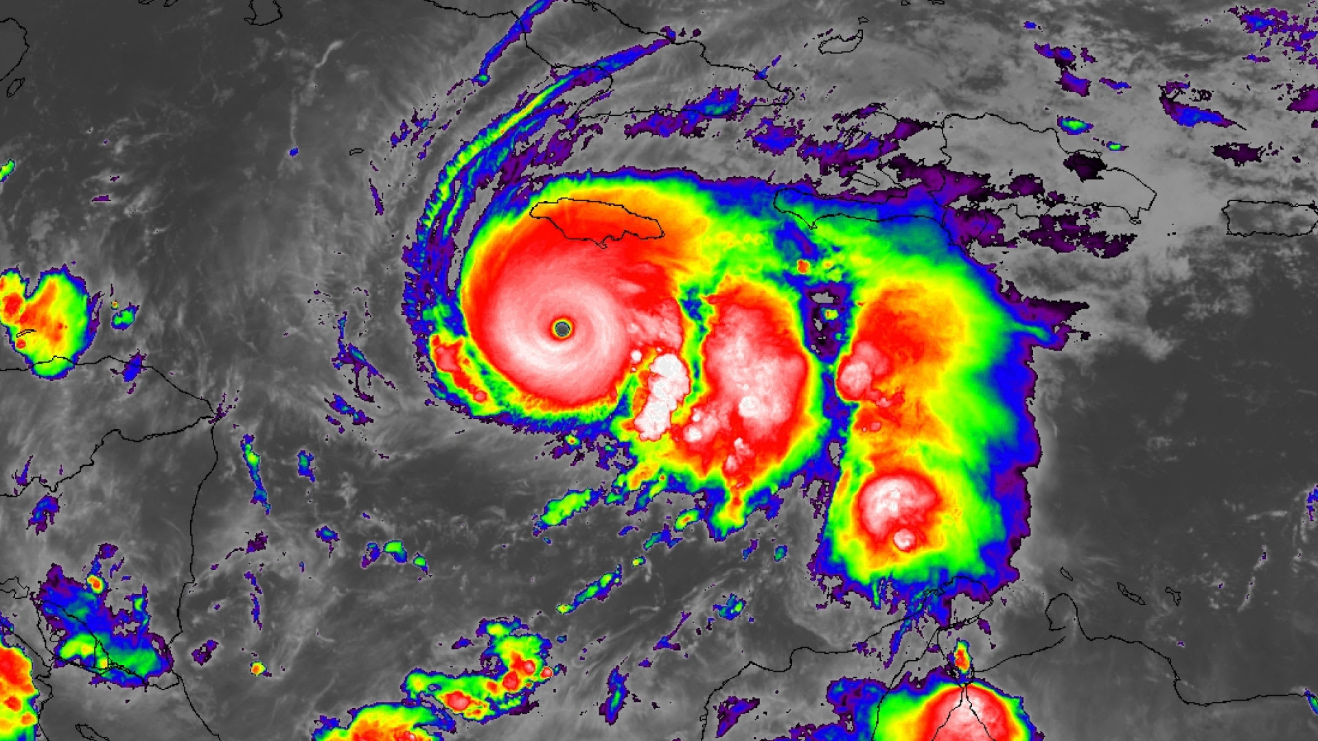 خريطة تُبيّن حركة إعصار "مليسيا" والدول المهددة بتأثيره