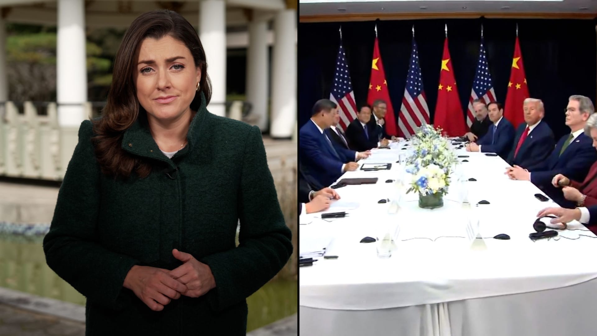 شاهد لحظة تجاهل ترامب لسؤال صحفية له حول التجارب النووية