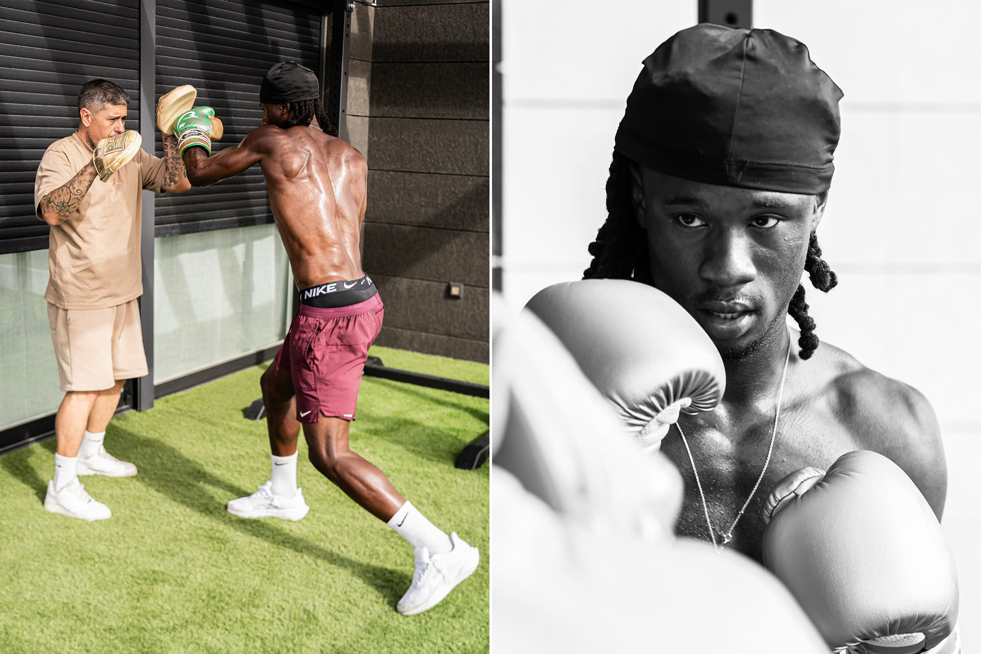 الملاكمة أسلوب تدريبي جديد لكامافينغا لاعب ريال مدريد