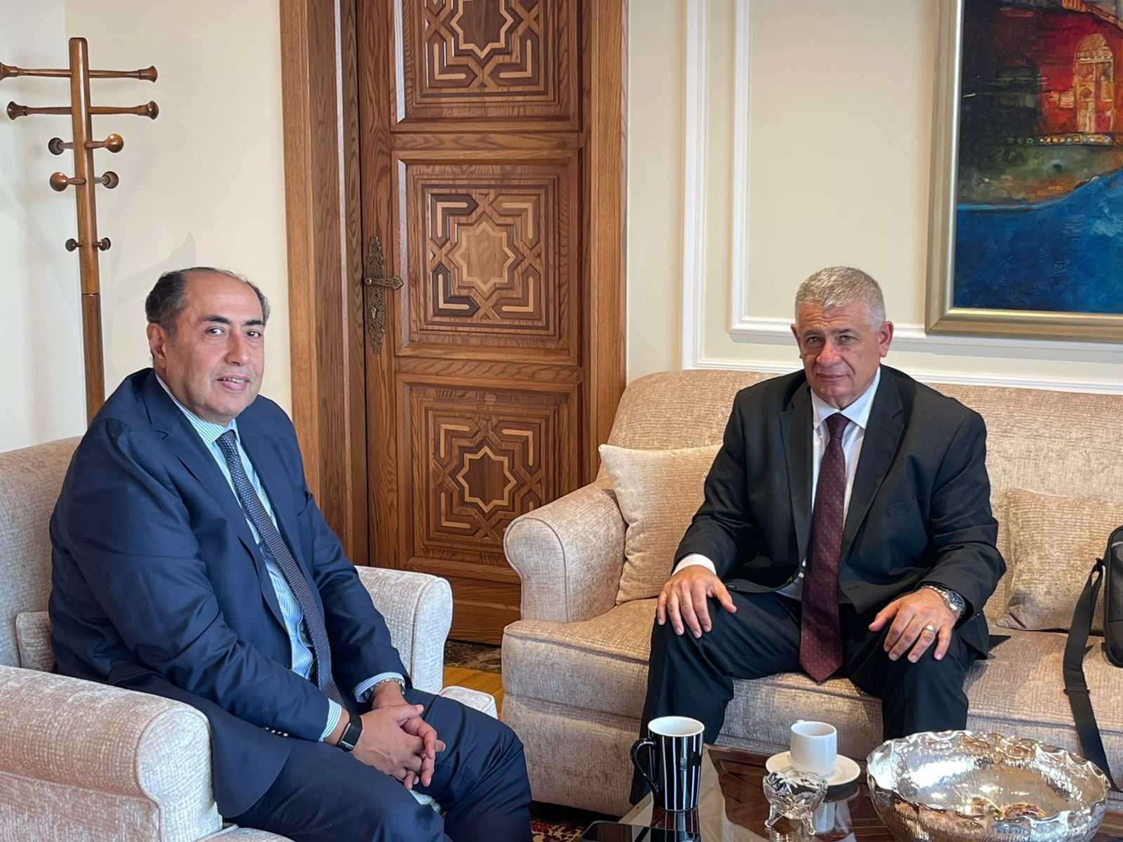 ضو  التقى زكي  وعرض مقاربة “رؤية العوربة” ل”اليوم التالي” في الدول العربية المأزومة