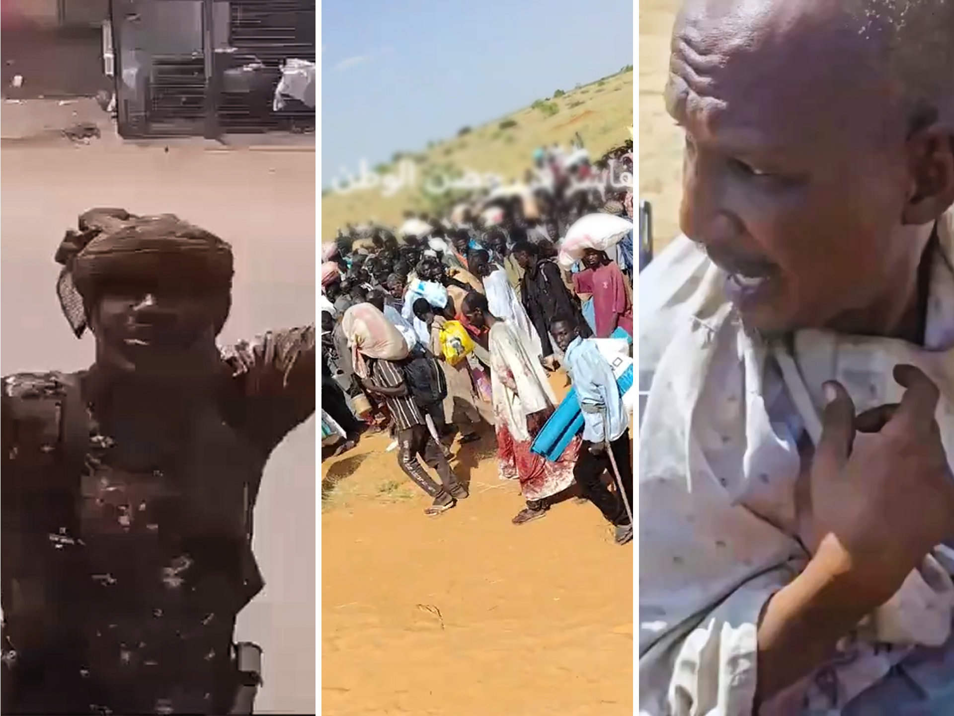 حقيقة مشاهد أسر قيادي في الجيش السوداني وتأمين المدنيين في الفاشر