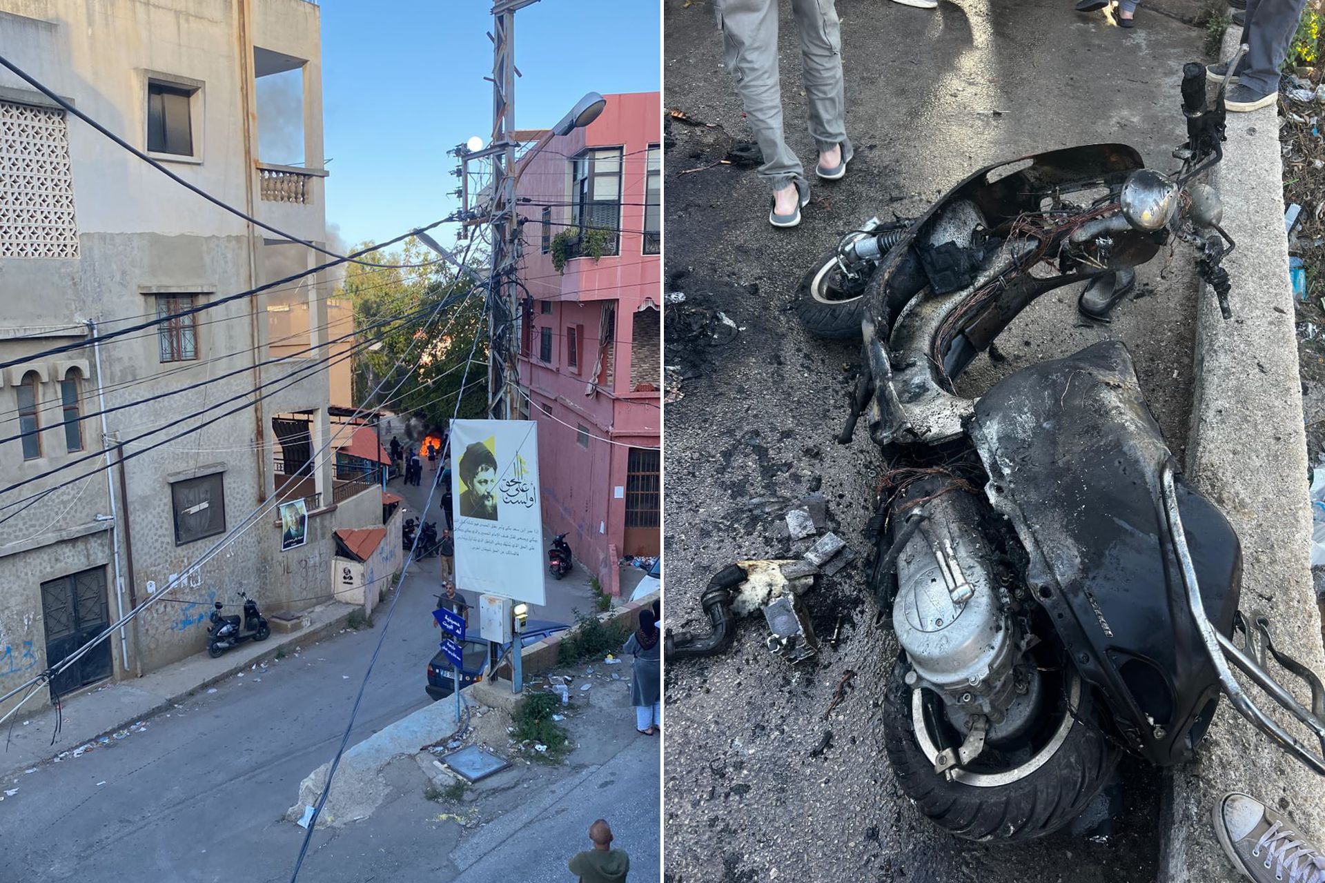 قتيل باستهداف مسيّرة إسرائيلية دراجة نارية جنوب لبنان