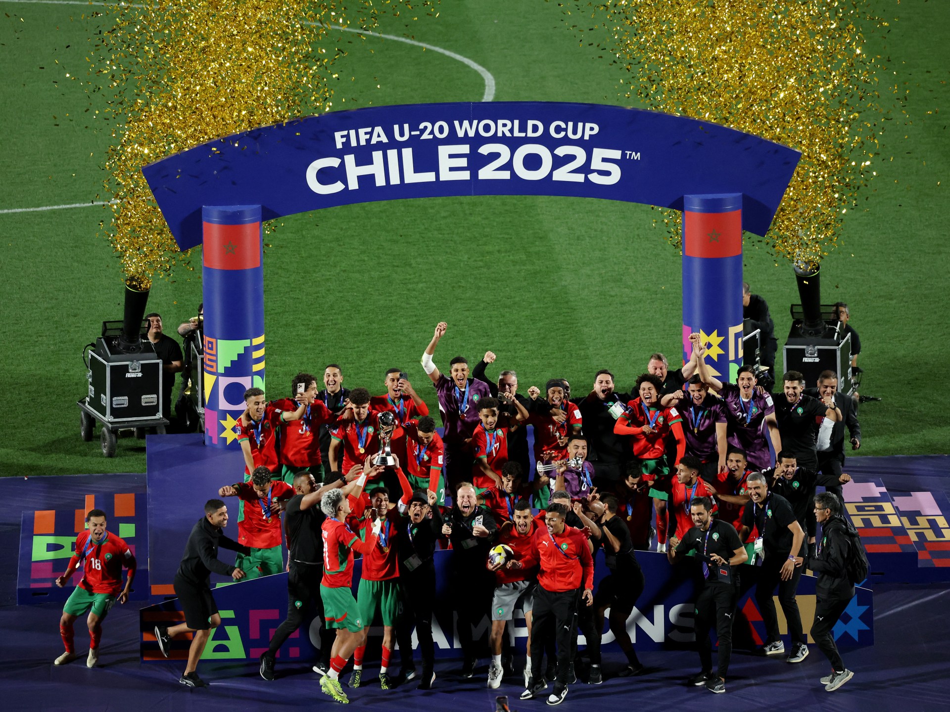 المغرب يتوج بكأس العالم للشباب لأول مرة.. فرحة عربية وتفاعل واسع