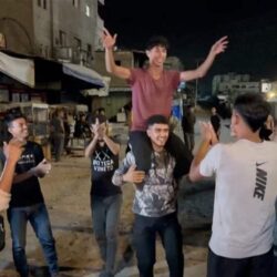 ‘Historic moments ahead’: Palestinians in Khan Younis celebrate after Gaza deal announcement — Video