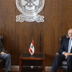 Lebanese Defense Minister holds series of meetings on economic and military issues