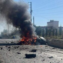 Israeli strike targets vehicle in South Lebanon's Qalaouiyeh