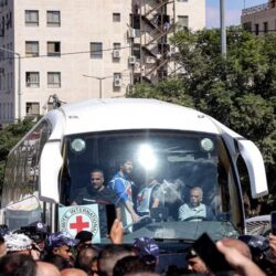 Buses carrying Palestinian prisoners arrive in Gaza's Khan Yunis: AFP