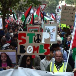 مظاهرات ضد إسرائيل قبل مواجهة إيطاليا بتصفيات كأس العالم