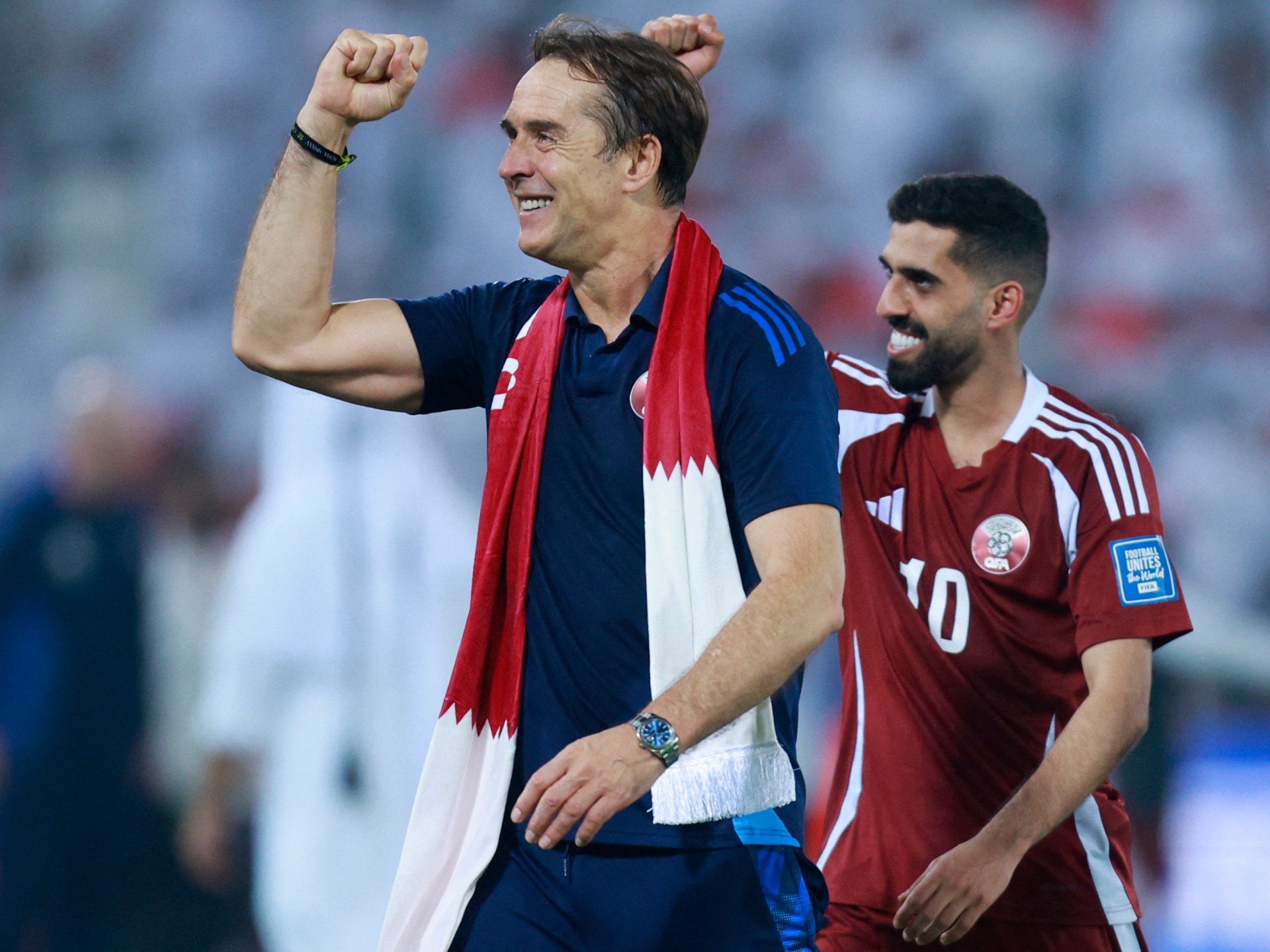 الهيدوس لاعب منتخب قطر يتبرع ببناء مدرسة وصالة رياضية في غزة