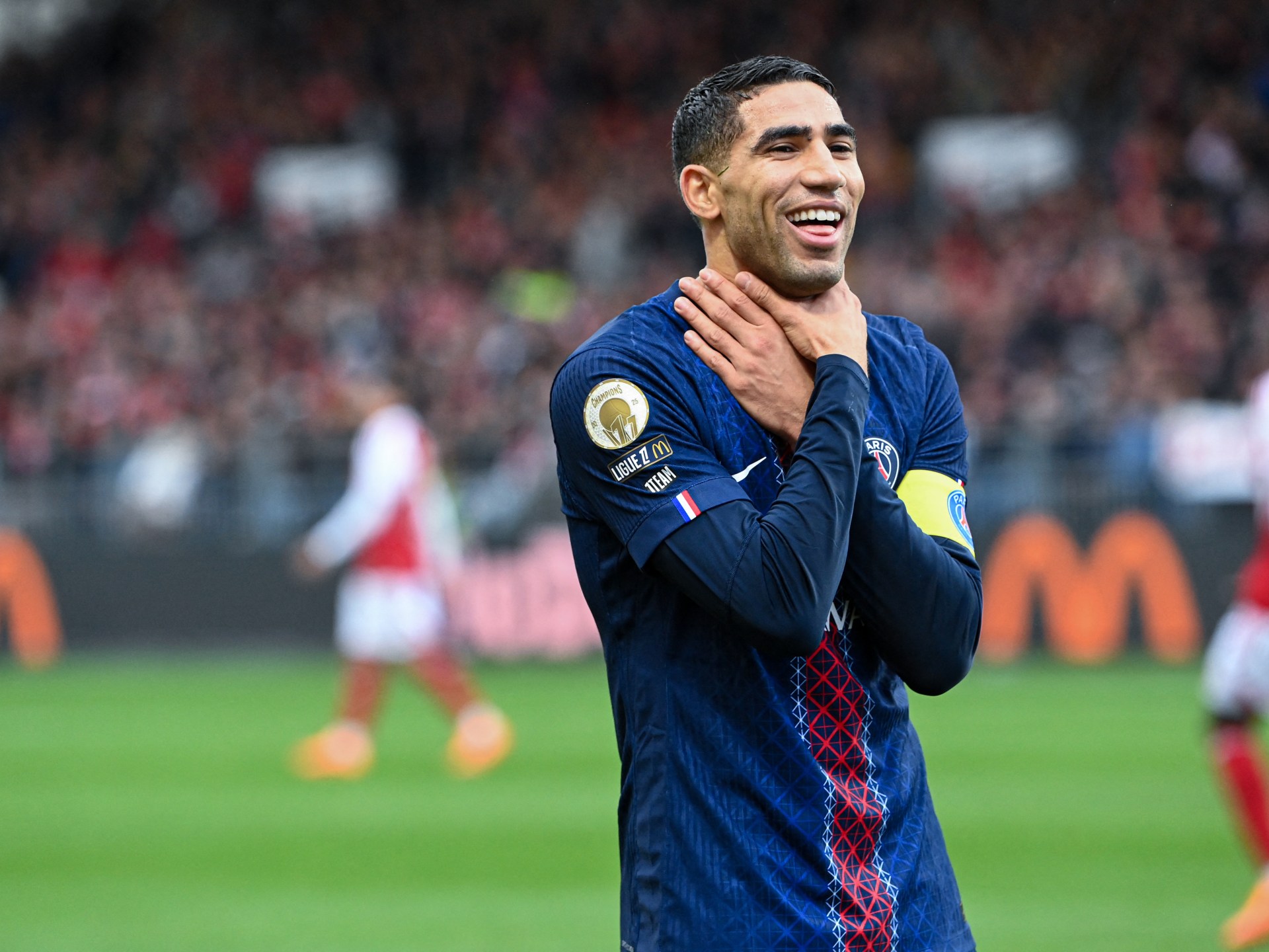 شاهد.. ثنائية حكيمي تقود سان جيرمان للفوز على بريست بالدوري الفرنسي