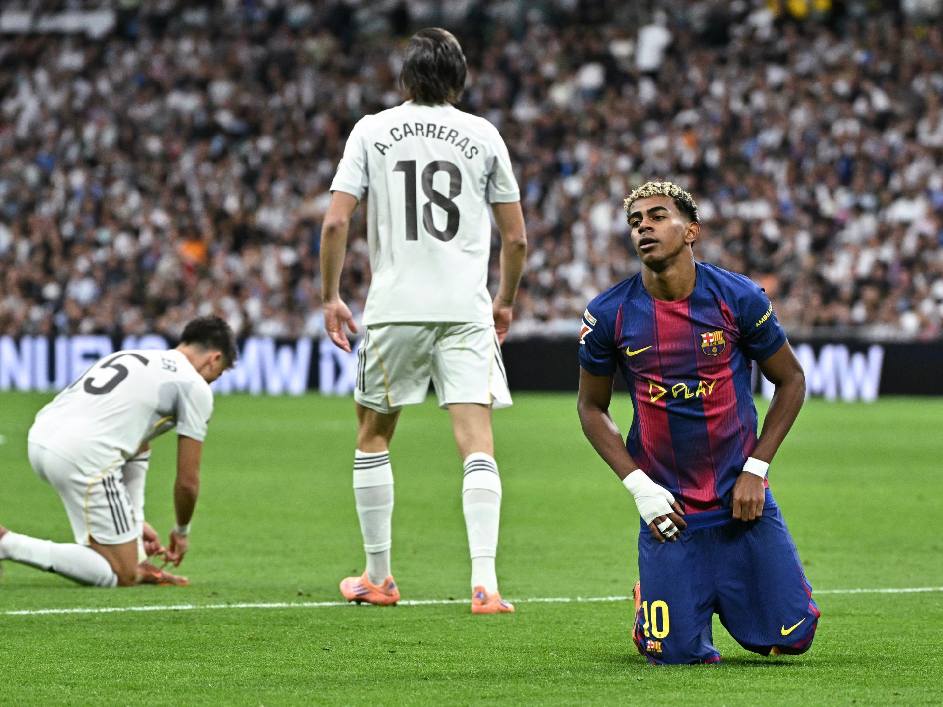 أداء سيئ وأرقام كارثية للامين جمال بكلاسيكو ريال مدريد وبرشلونة