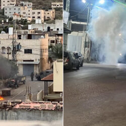 مواجهات بين فلسطينيين وقوات الاحتلال في عدة مناطق بالضفة