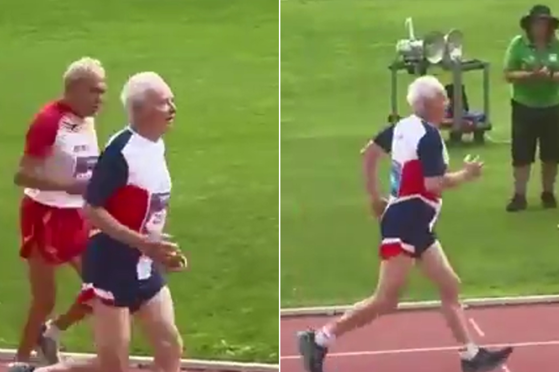 شاهد.. بطل في الـ91 من عمره يفوز ببطولة أوروبا لألعاب القوى