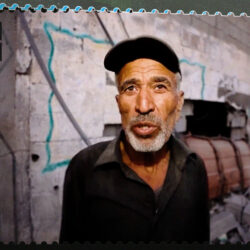 عاد إلى غزة ليبدأ من الصفر.. حكاية مسن على أنقاض بيته