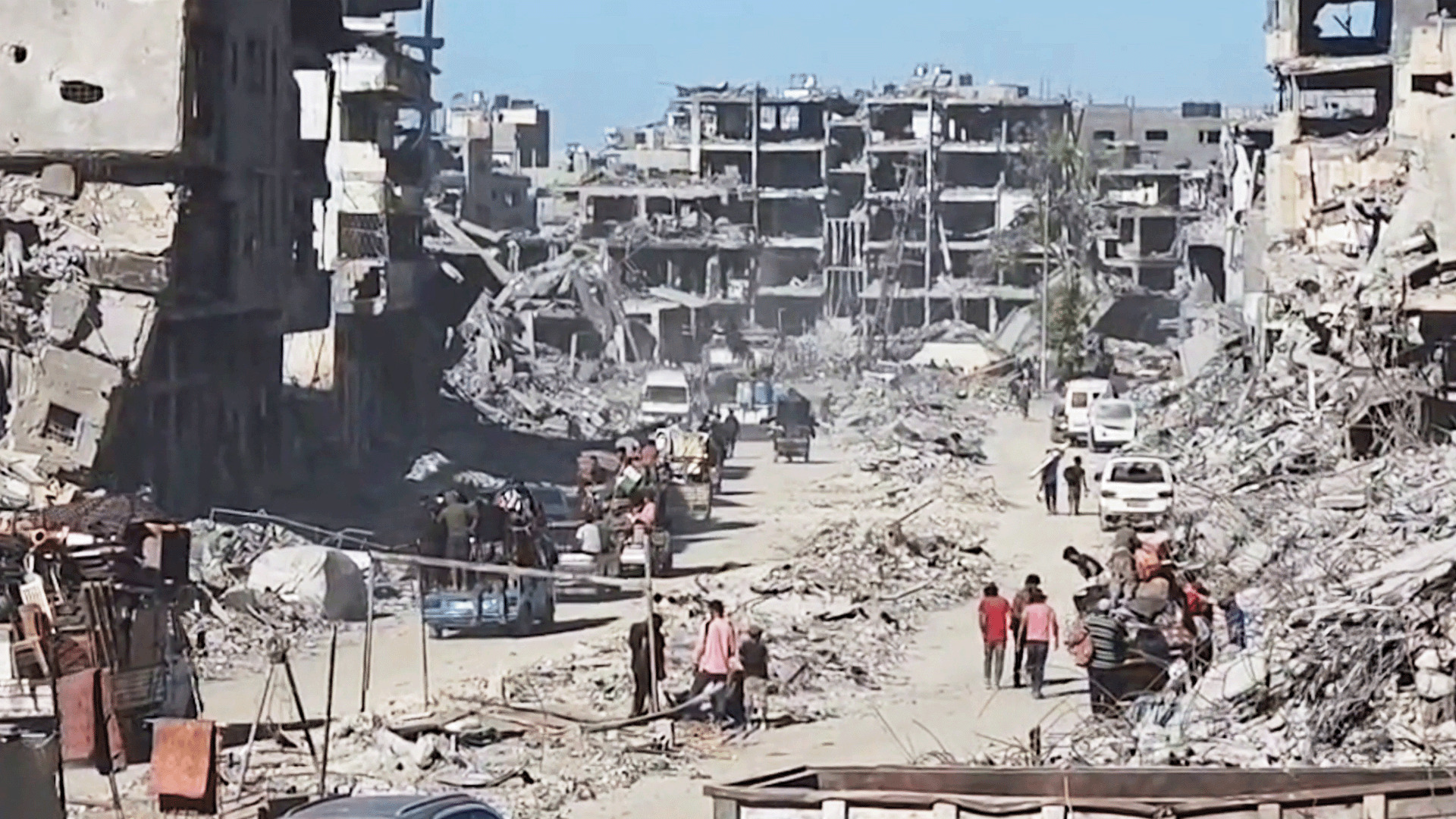 جيش الاحتلال يخلف دمارا هائلا بحي الزيتون