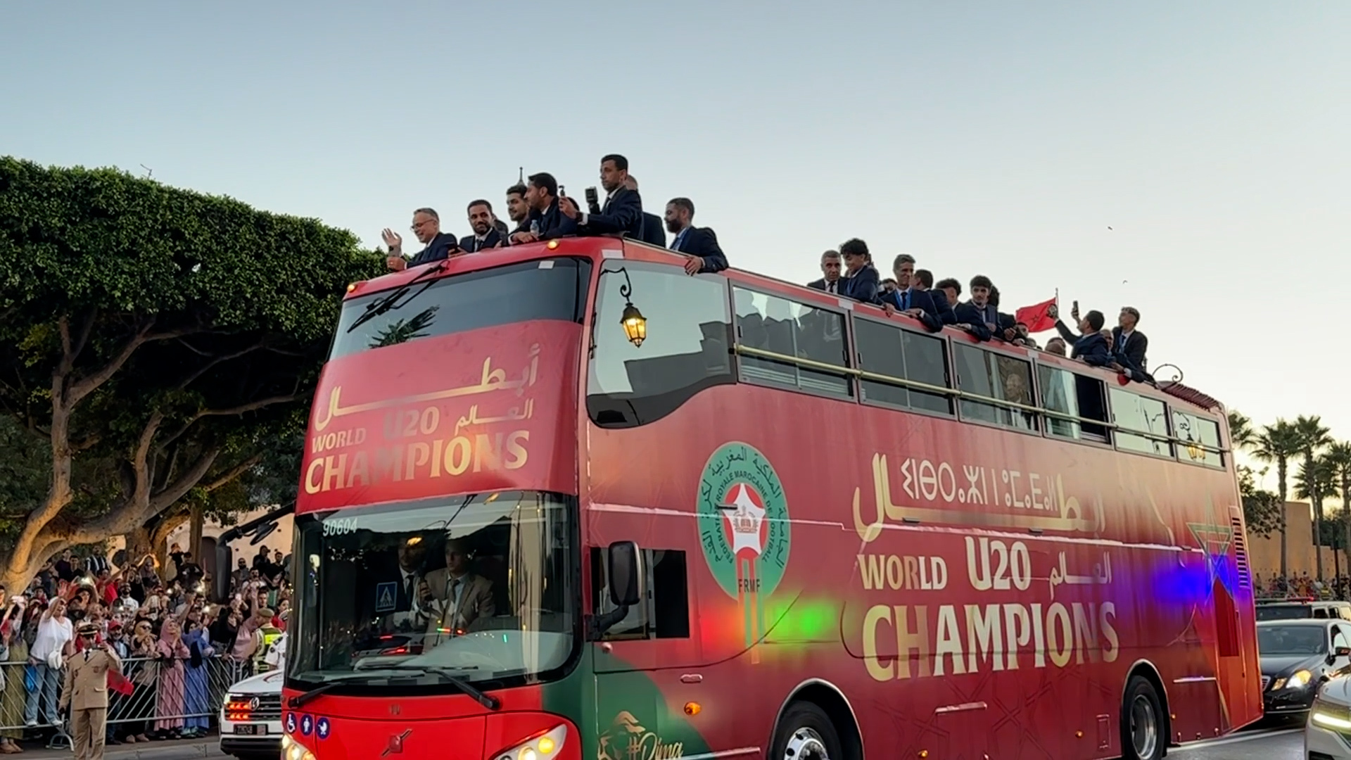 استقبال شعبي حاشد لـ"أشبال الأطلس" أبطال كأس العالم للشباب
