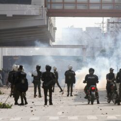 مسيرة نحو إسلام آباد بعد مظاهرات عنيفة منددة بإسرائيل