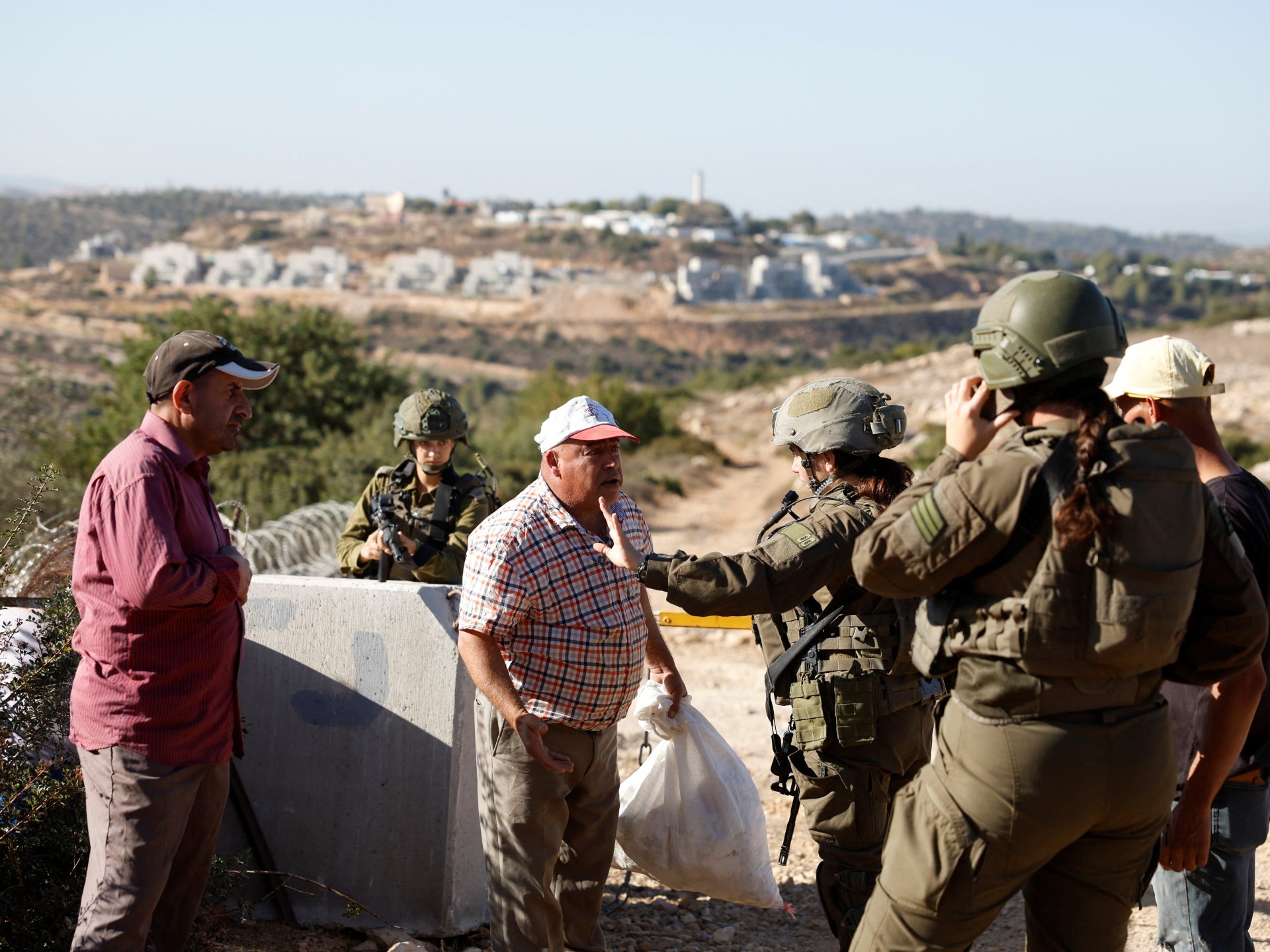 مستوطنون يهاجمون قاطفي الزيتون ومنازل الفلسطينيين بالضفة