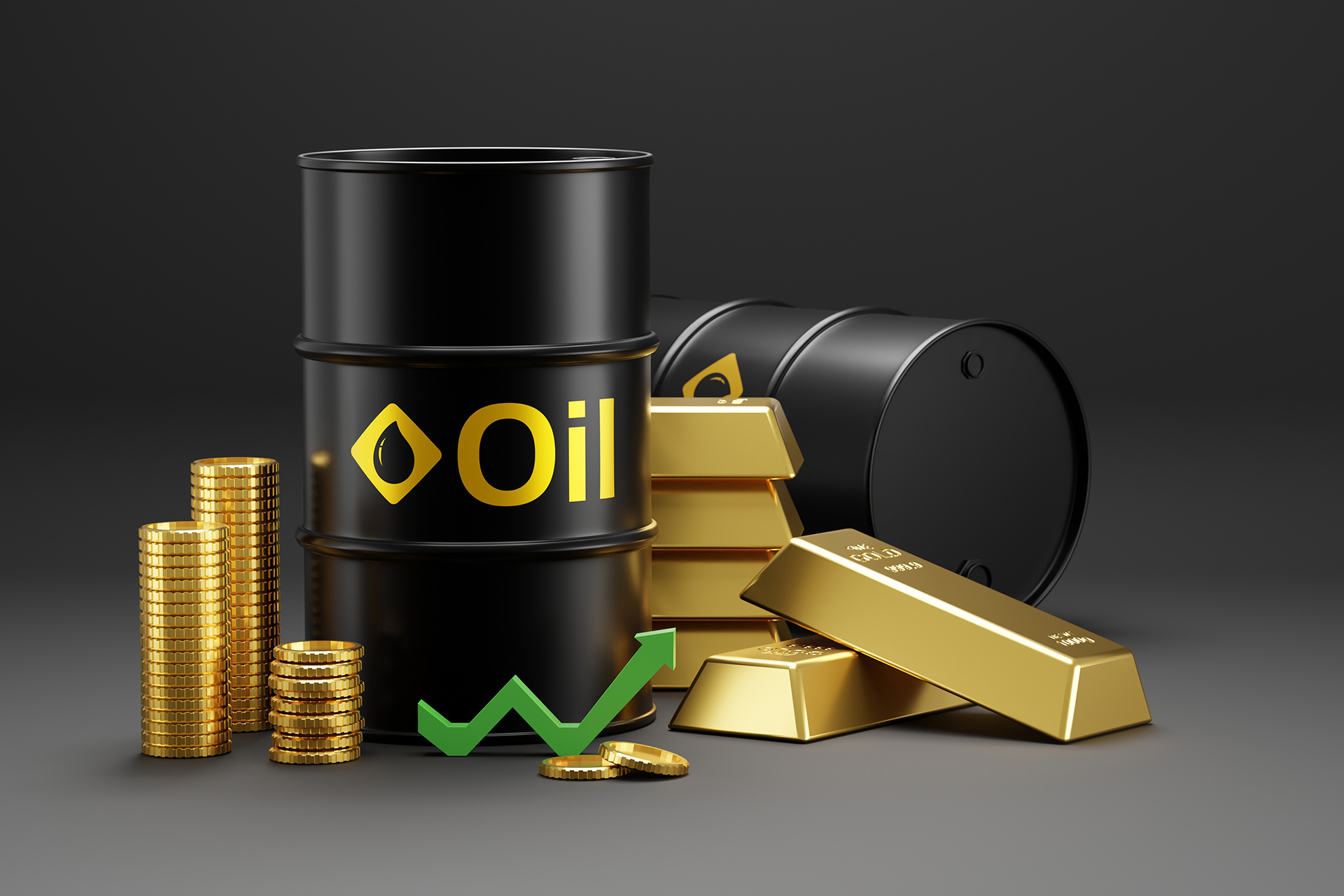 الذهب والنفط يصعدان والدولار يتراجع