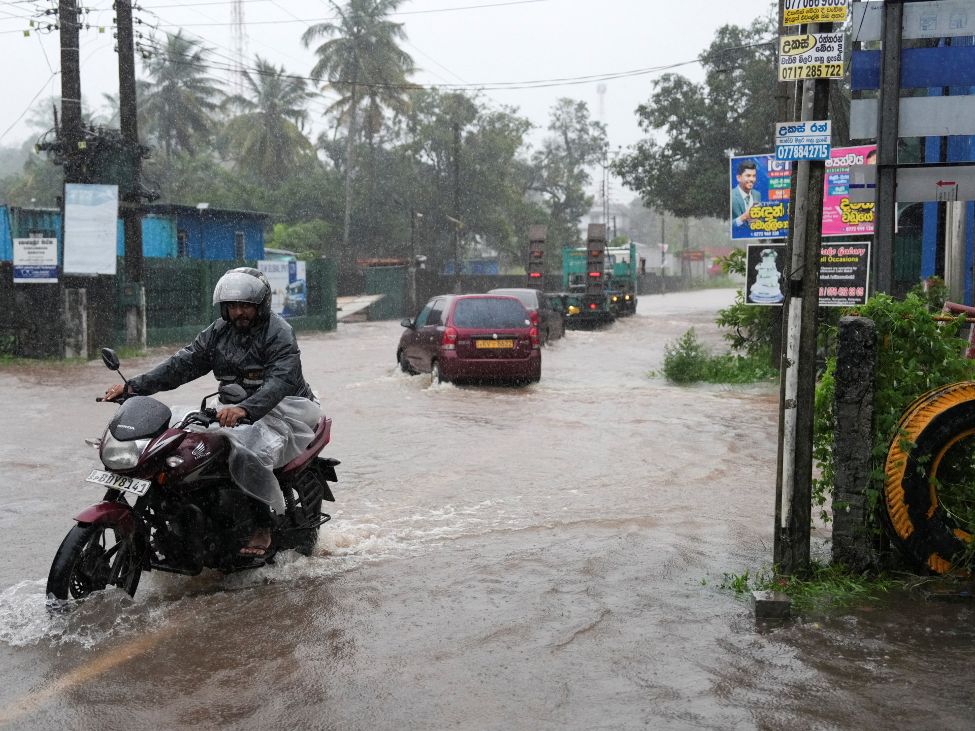 إعصار ديتوا يخلف 46 قتيلا وعشرات المفقودين في سريلانكا