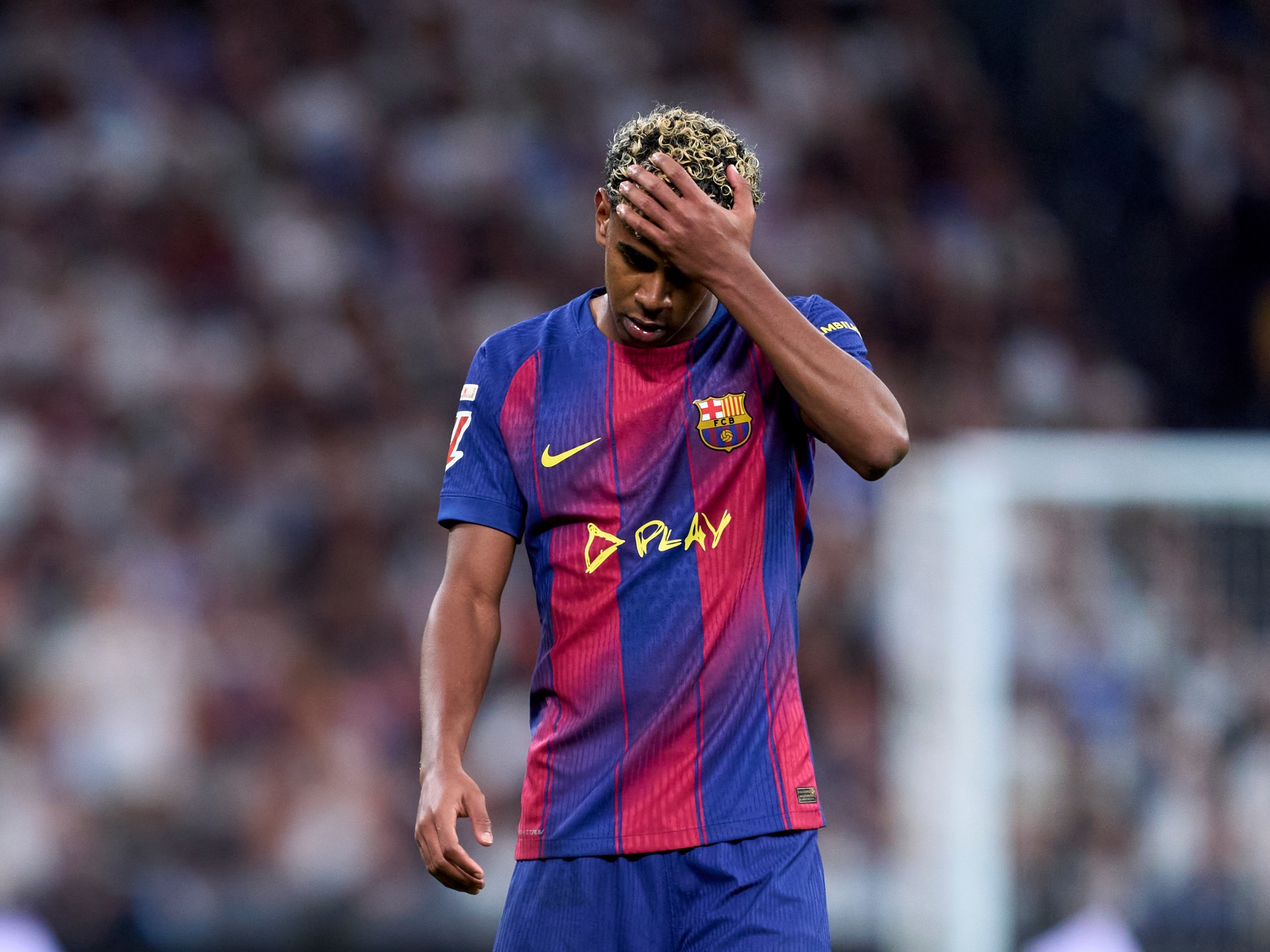 لامين جمال يشكو لبرشلونة طريقة تعامل الطاقم الطبي