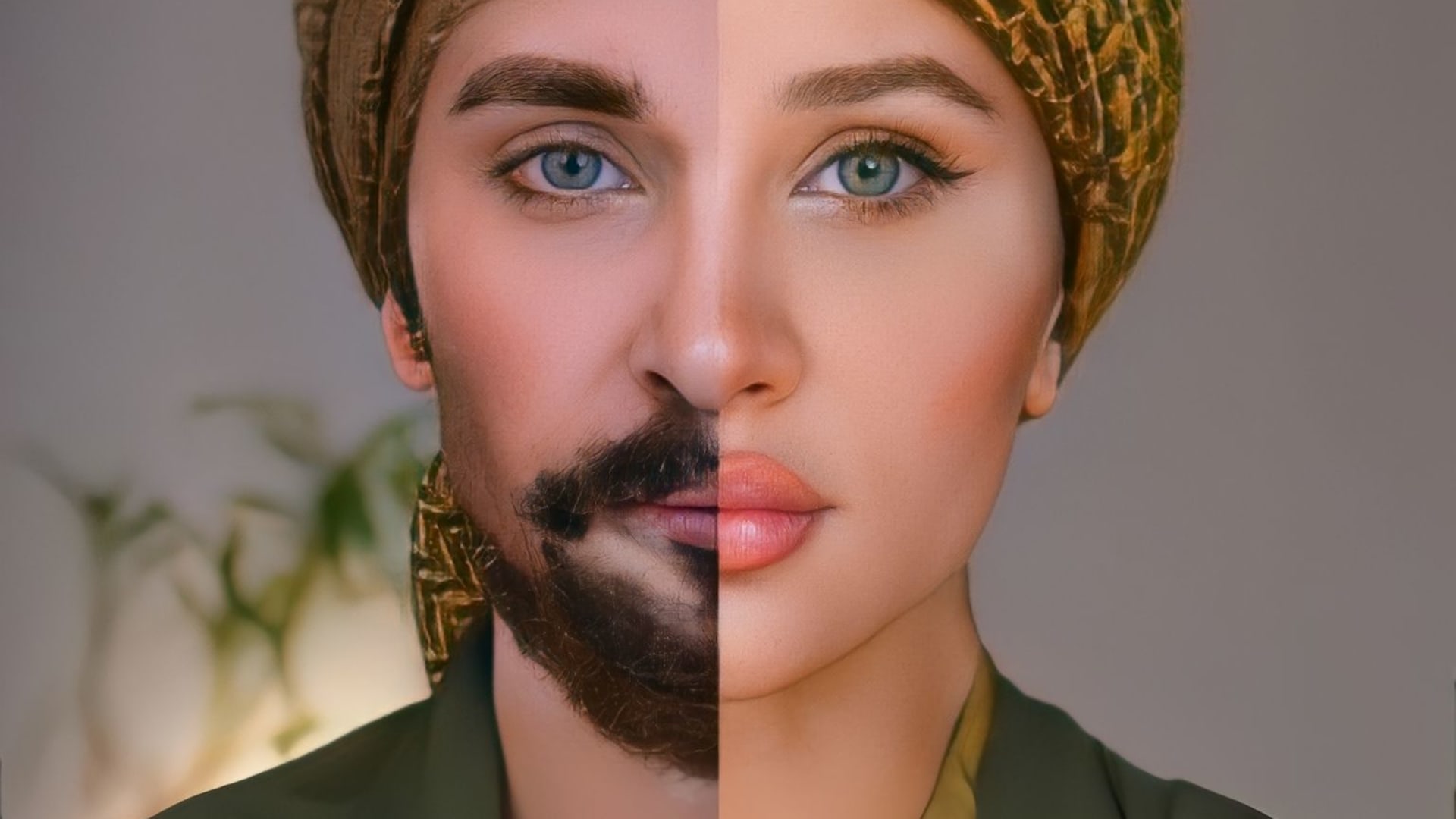 عُلا مثبوت..فنانة تشكيليّة تحوّل وجهها إلى لوحة تتجسّد فيها وجوه المشاهير