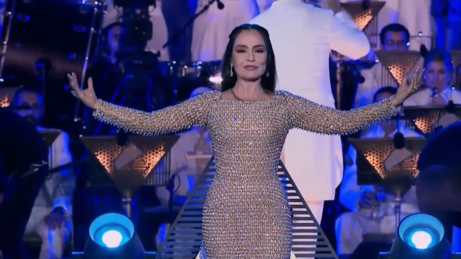 وسط آراء متباينة.. شريهان تخطف الأضواء في حفل افتتاح المتحف المصري الكبير