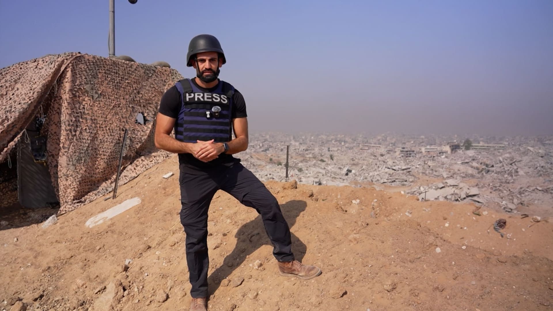 يصعب تمييز معالمه.. الخط غير المرئي الذي يفصل غزة