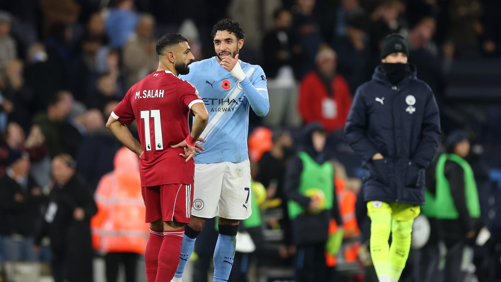 هذا ما فعله مرموش مع صلاح بعد فوز مانشستر سيتي على ليفربول