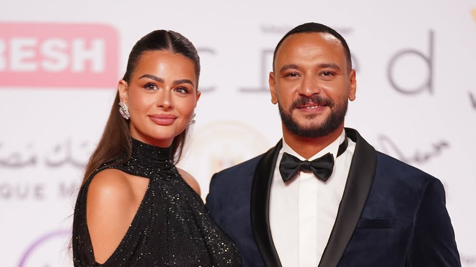 هنادي مهنّا وأحمد خالد صالح ينفيان شائعة طلاقهما بظهورهما معاً في مهرجان "القاهرة السينمائي"