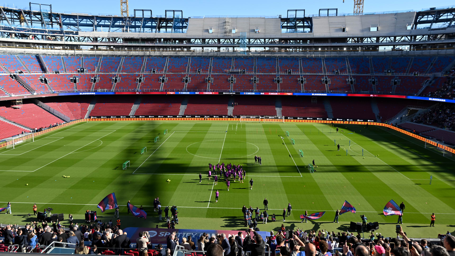 بعد أعمال التجديد.. تحديد موعد أول مباراة لبرشلونة في "سبوتيفاي كامب نو"