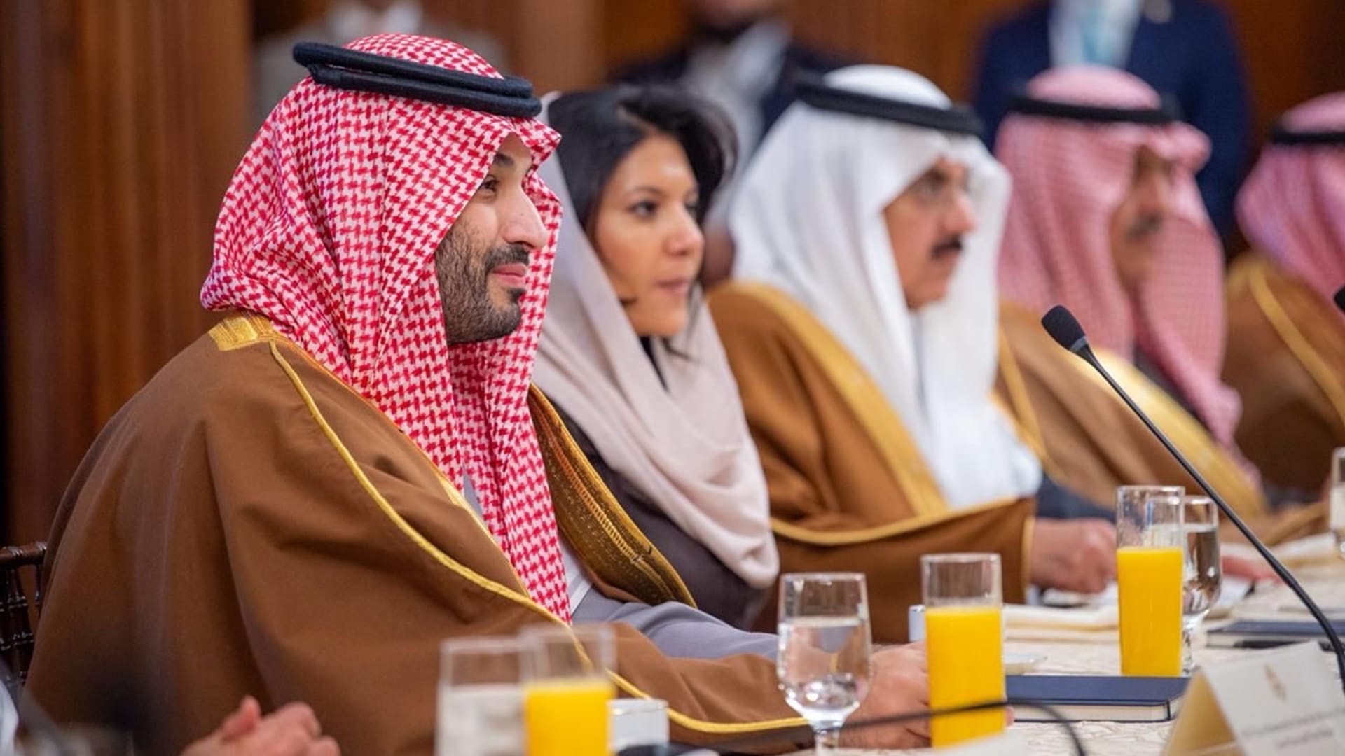 ولي العهد السعودي يلتقي قادة وأعضاء في مجلس النواب الأمريكي بالكونغرس