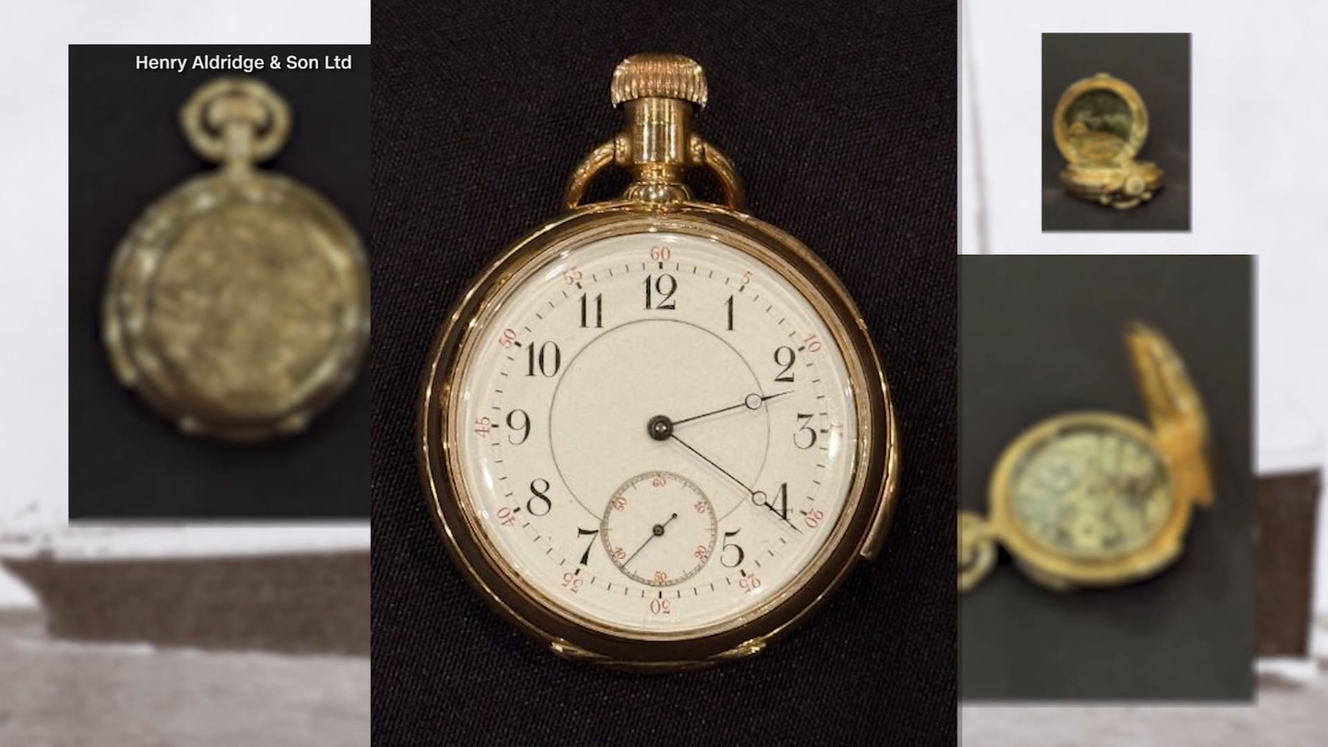 ساعة ذهبية توقّف عندها الزمن في مأساة "تيتانيك" تنتقل من أعماق المحيط إلى المزاد