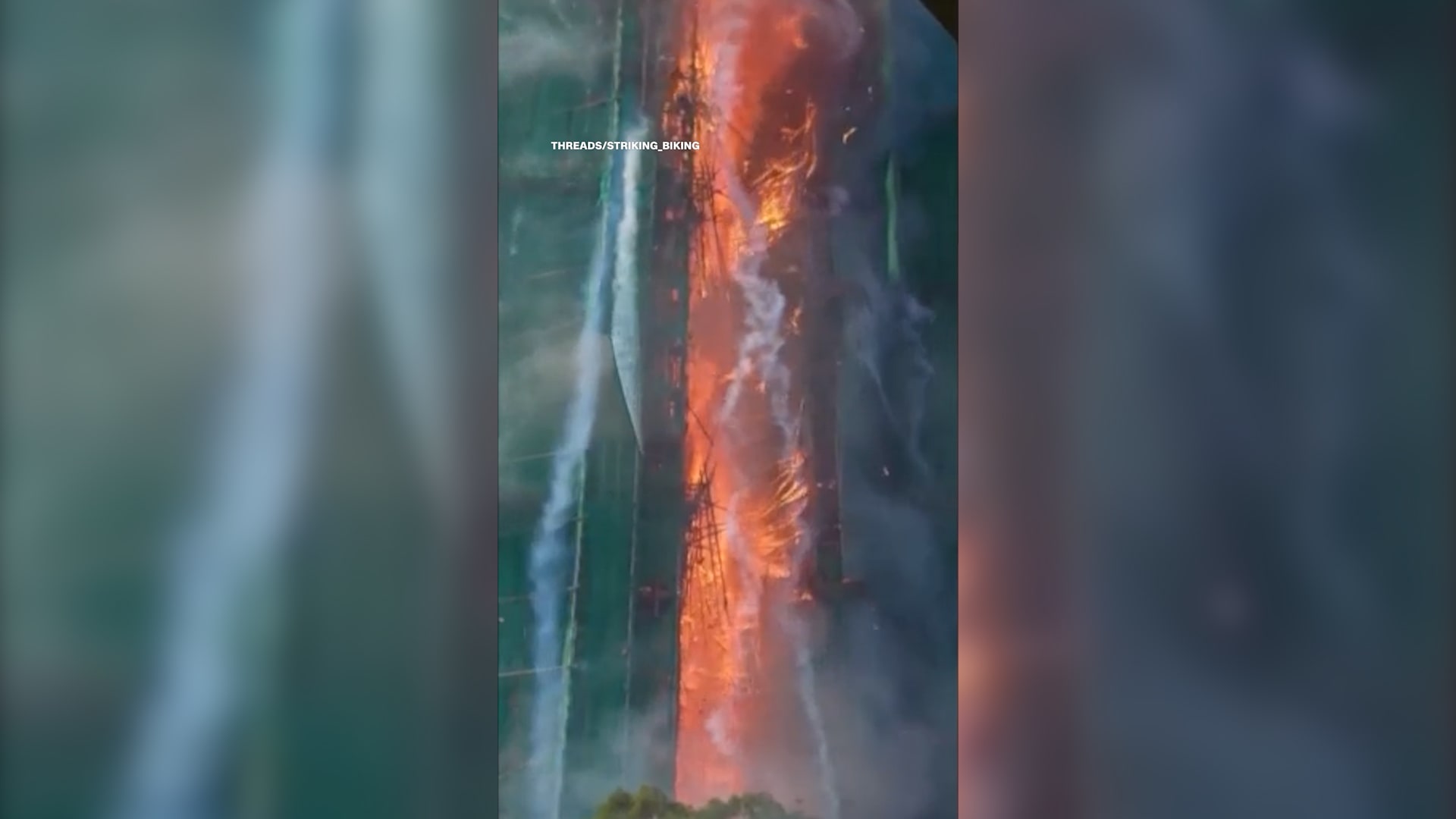 فيديو يظهر كيف التهم حريق هونغ كونغ الأبراج السكنية في غضون دقائق