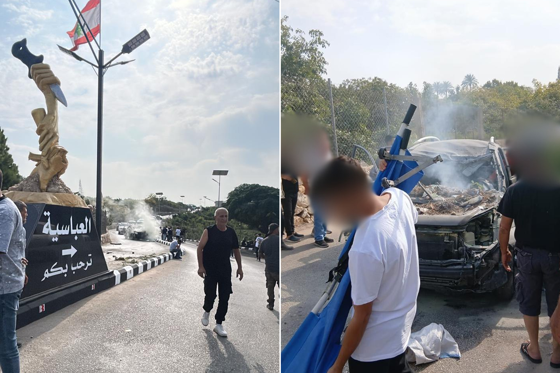 قتيل وجريح باستهداف مسيّرة إسرائيلية سيارة جنوب لبنان