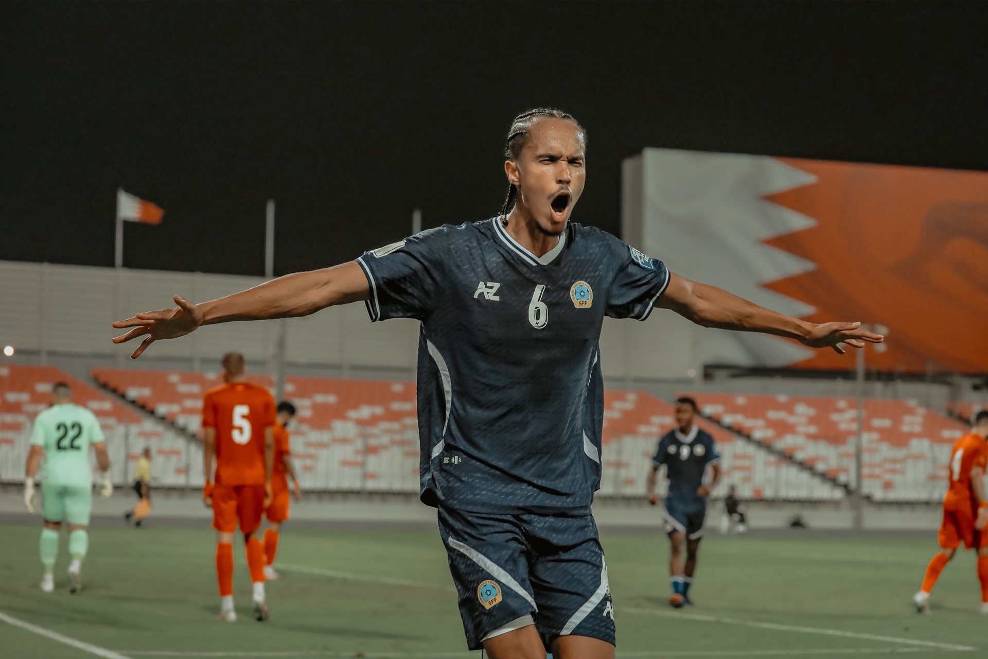 الصومال يفوز على البحرين استعدادا لتصفيات كأس العرب