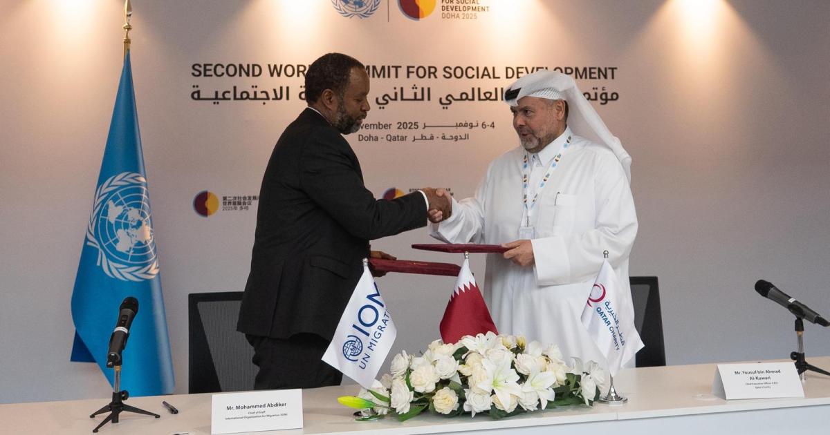قطر الخيرية تعقد شراكات دولية خلال القمة العالمية للتنمية الاجتماعية
