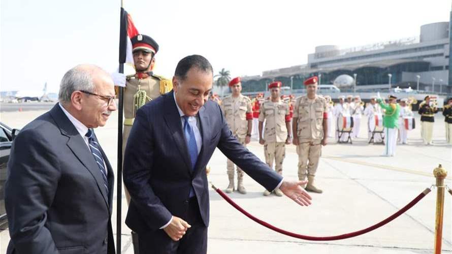 Lebanese PM Salam arrives in Egypt