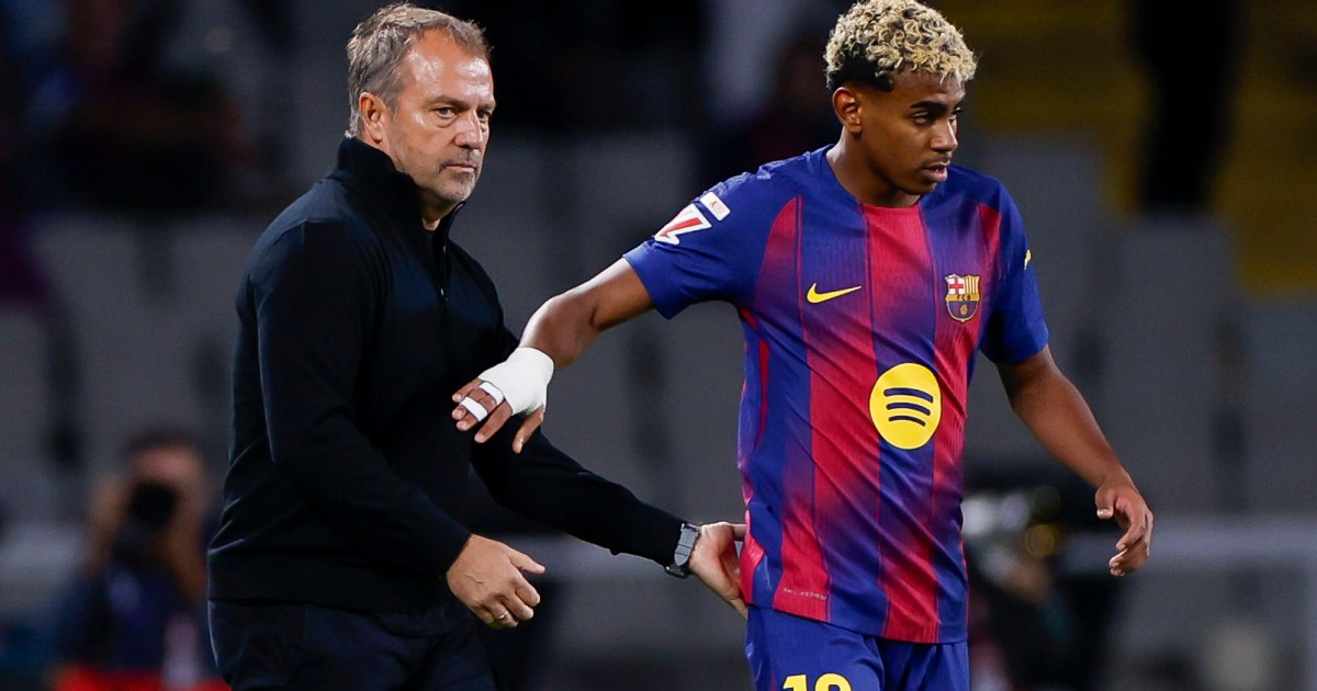 مدرب برشلونة "يحمي لامين جمال" ويبرر تراجعه