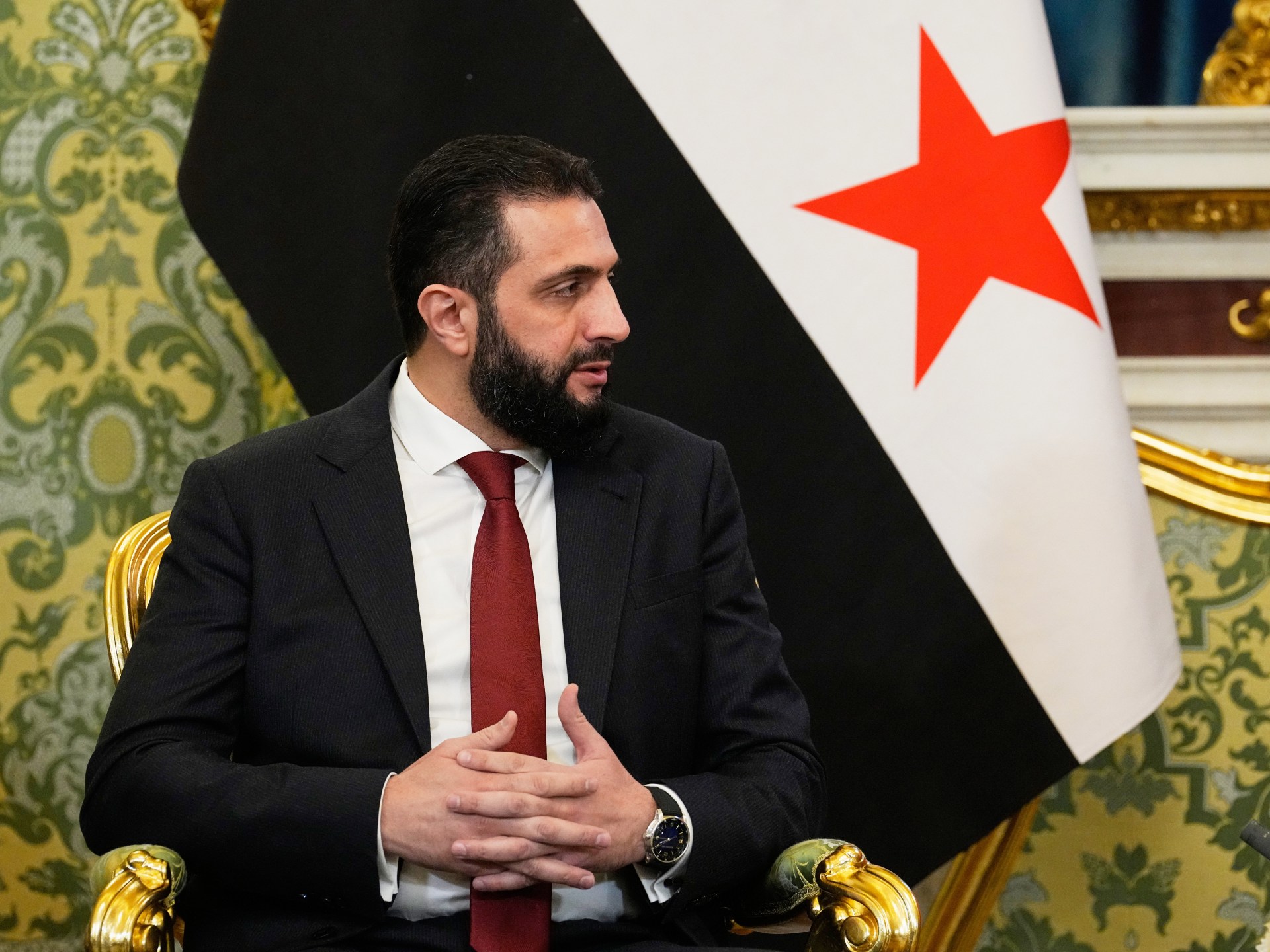 الشرع بواشنطن في أول زيارة لرئيس سوري