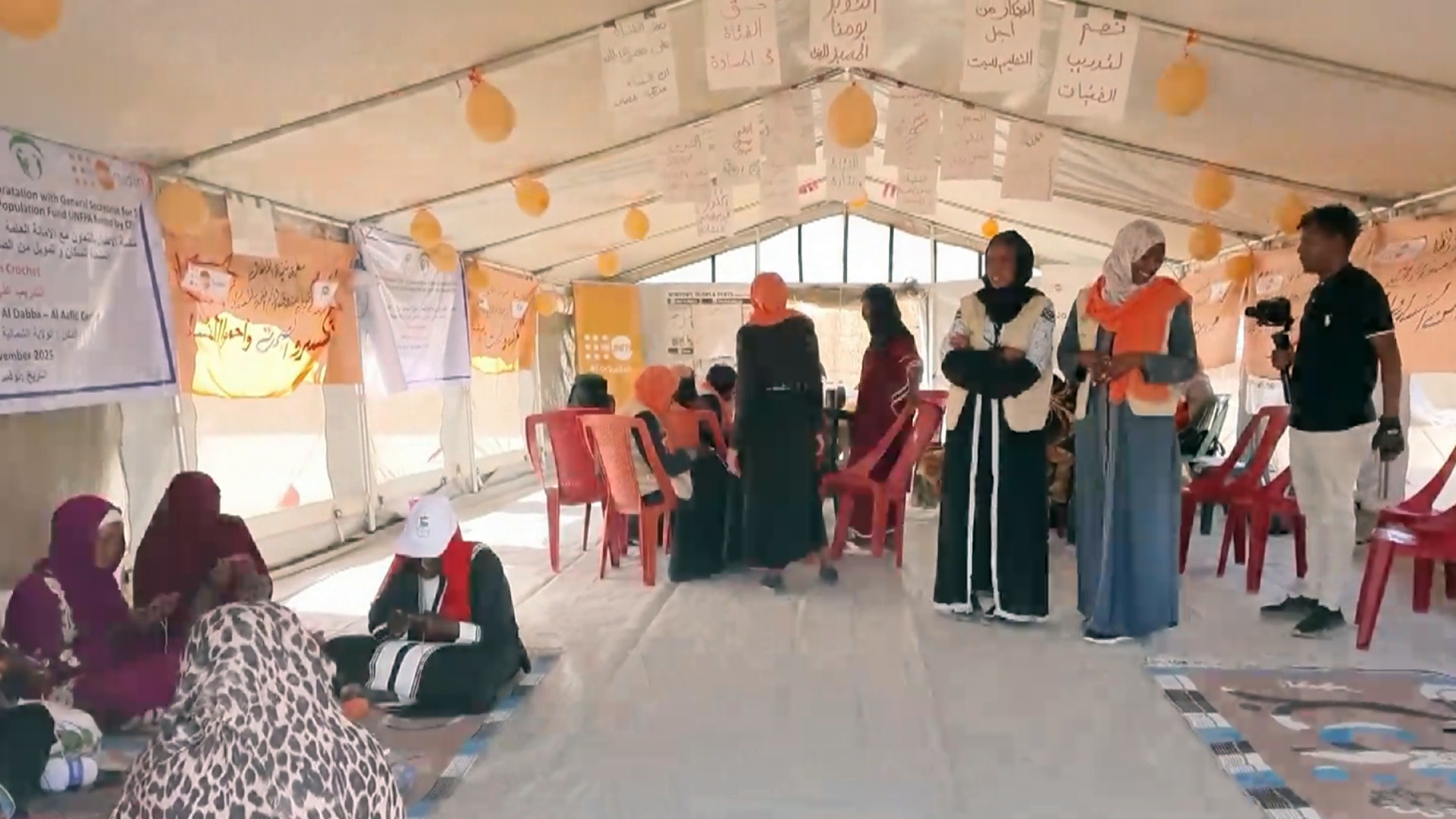 حملة مناهضة العنف ضد المرأة بالسودان لدعم النازحات