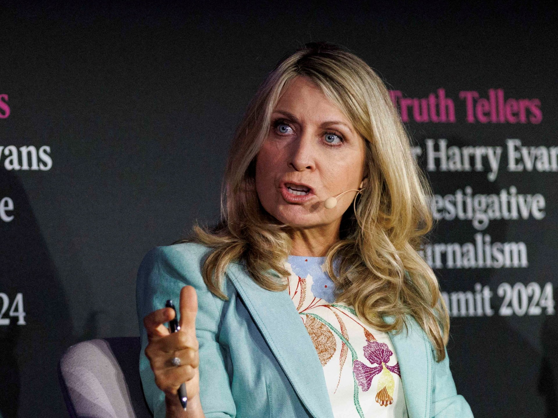 ديبورا تيرنس رئيسة قسم أخبار "بي بي سي" التي استقالت بسبب ترامب