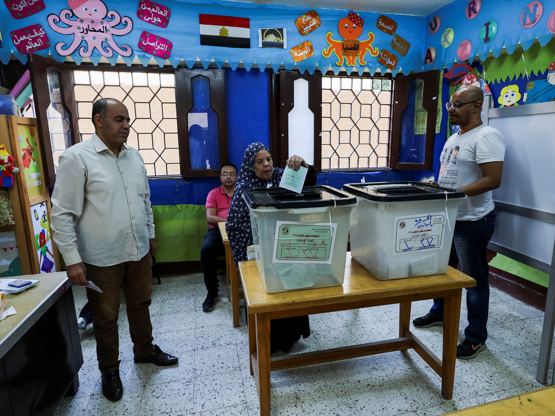 بدء التصويت في انتخابات مجلس النواب المصري