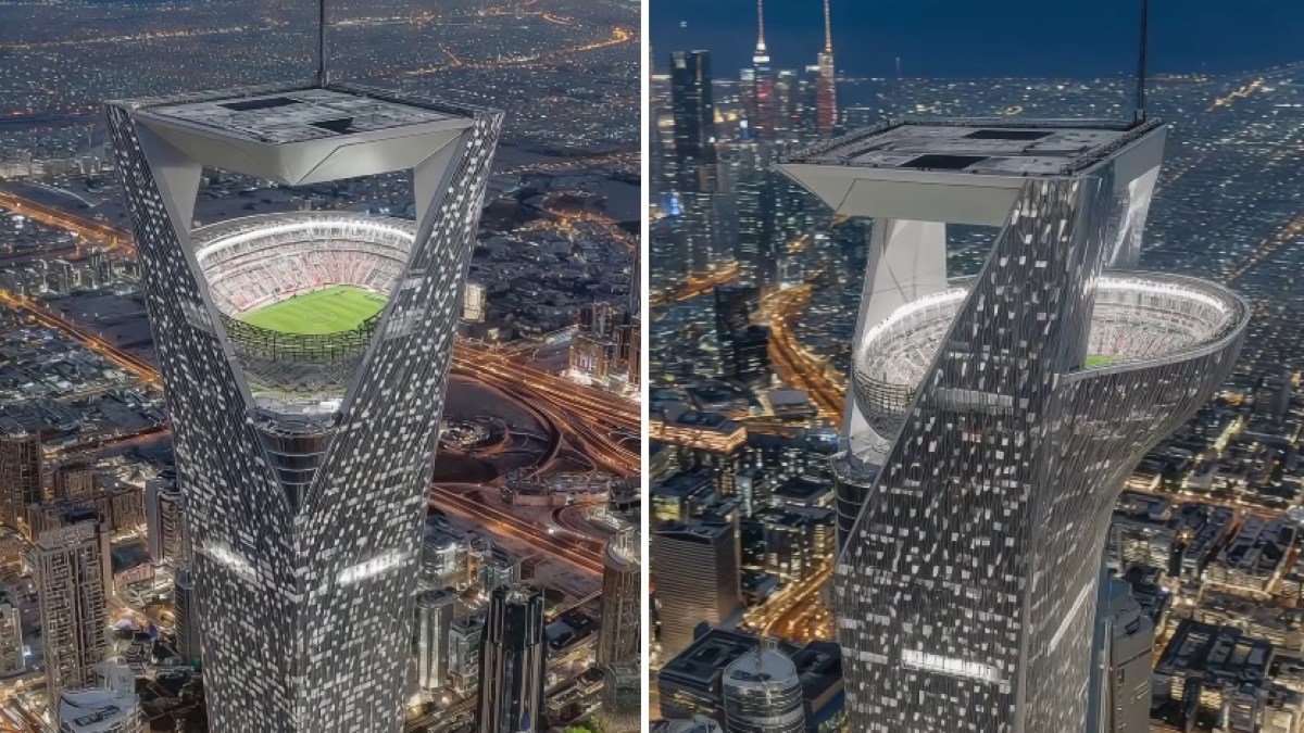 هل صممت السعودية ملعبا معلقا في نيوم لكأس العالم 2034؟